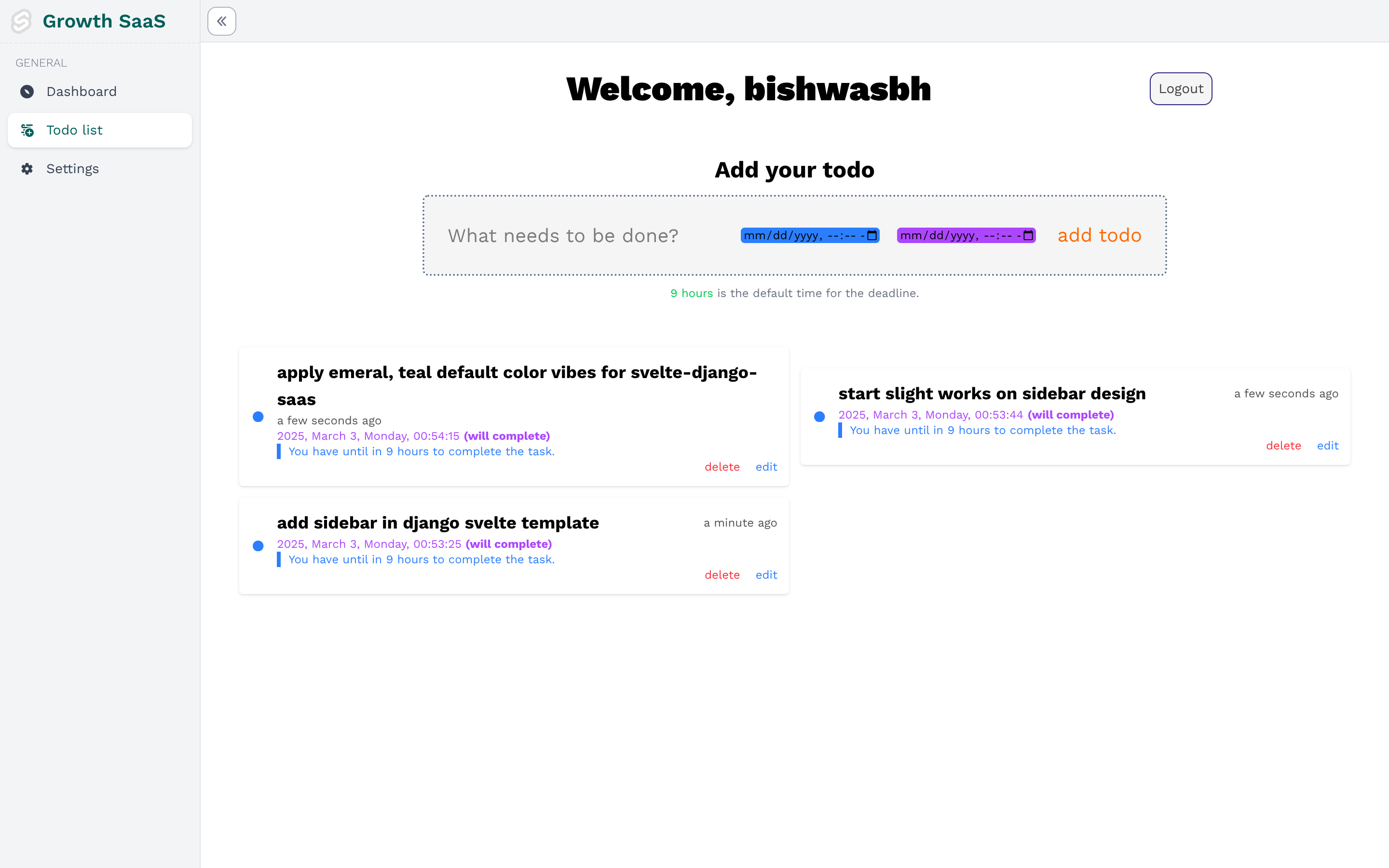 Light Mode Dashboard